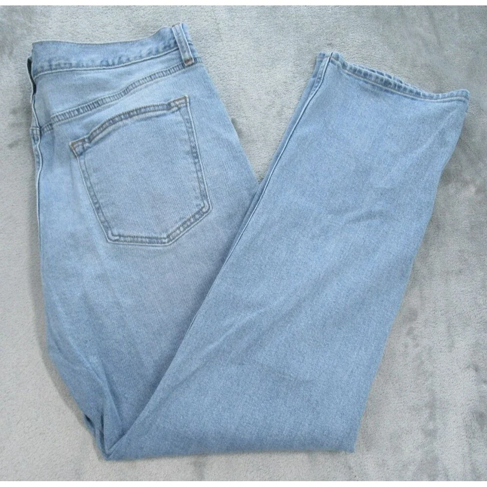 Old Navy Jeans Mens 36x32 (Actual 34x29) Built-In Flex Straight Leg Blue
